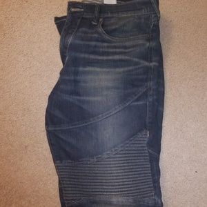 Geno TR straight  relaxed  moto jean